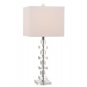 Safavieh Deco 28.5-inch H Crystal Table Lamp Set of 2 - Clear/Off-White (LIT4169A-SET2)