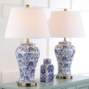 Safavieh Spring 29-inch H Blossom Table Lamp - Set of 2 - Blue/White (LIT4170B-SET2)