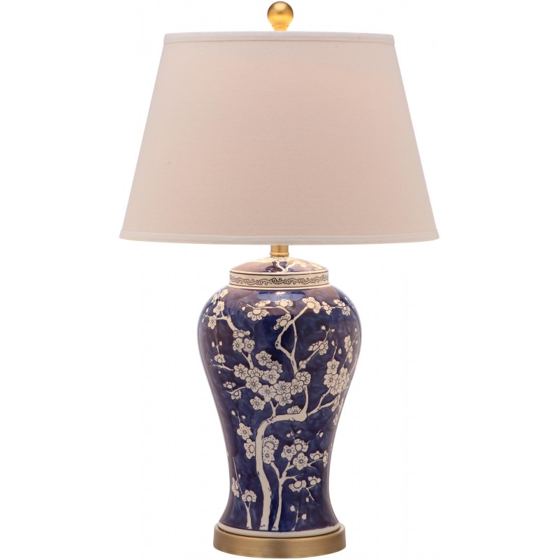 Safavieh Spring 29-inch H Blossom Table Lamp - Set of 2 - Navy/White (LIT4170C-SET2)