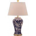 Safavieh Spring 29-inch H Blossom Table Lamp - Set of 2 - Navy/White (LIT4170C-SET2)