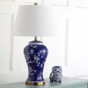 Safavieh Spring 29-inch H Blossom Table Lamp - Set of 2 - Navy/White (LIT4170C-SET2)