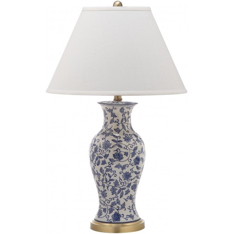 Safavieh Beijing 29-inch H Floral Urn Lamp - Set of 2 - Blue/White (LIT4172A-SET2)