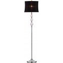 Safavieh Venezia 61-inch H Floor Lamp - Clear/Chrome&Black (LIT4175A)