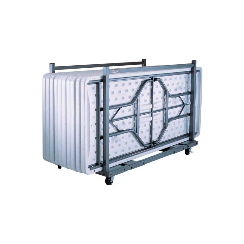 Lifetime 6 ft Rectangular Tables and Chairs Set - White (80148)