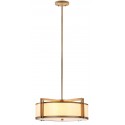 Orb 5 Light Antique Gold 21 inch Dia Drum Adjustable Pendant Light