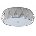 Charing 2 Light Chrome 15.4-inch Dia Cross Flush Mount