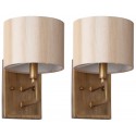 Safavieh Catena 9.5-inch H Sconce Set of 2 - Antique Gold (LIT4196A-SET2)