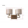 Safavieh Catena 9.25-inch H Double Light Sconce - Antique Gold (LIT4197A) Safavieh Catena 9.25-inch H Double Light Sconce - Antique Gold (LIT4197A)