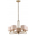 Safavieh Catena 5 Light 25 inch Dia Adjustable Chandelier - Antique Gold (LIT4198A)