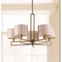 Safavieh Catena 5 Light 25 inch Dia Adjustable Chandelier - Antique Gold (LIT4198A)