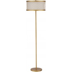 Safavieh Evie 58.25-inch H Mesh Floor Lamp - Antique Gold/White (LIT4199A)