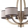 Safavieh Talia 5 Light 26 inch Dia Adjustable Chandelier - Antique Gold (LIT4204A) Safavieh Talia 5 Light 26 inch Dia Adjustable Chandelier - Antique Gold (LIT4204A)
