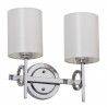 Safavieh Ventura Chrome 13.25-inch H Double Light Sconce-White (LIT4209A) Safavieh Ventura Chrome 13.25-inch H Double Light Sconce-White (LIT4209A)