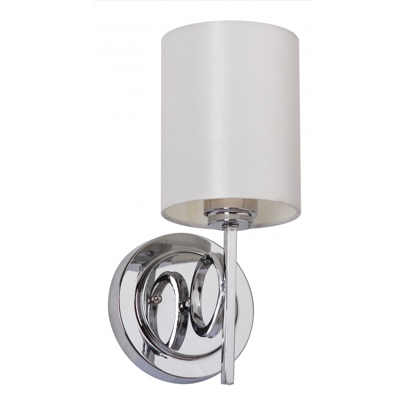 Safavieh Ventura 13.1-inch H Sconce - Set Of 2 - Chrome/White (LIT4210A-SET2)