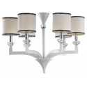 Safavieh Erin 6 Light 27.5 inch Dia Chandelier - Pearl White (LIT4214A)