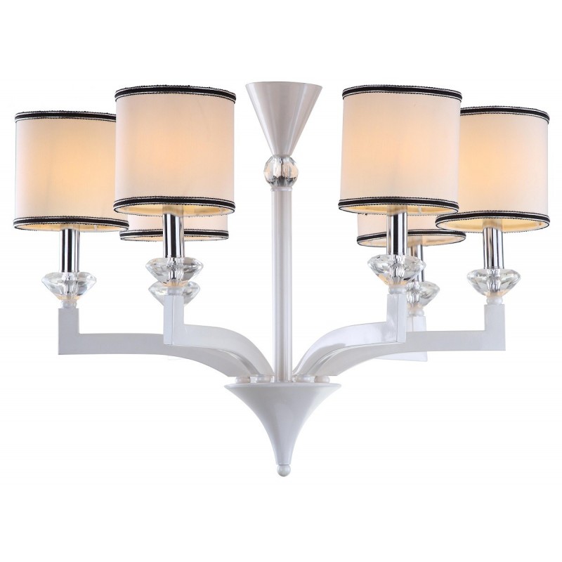 Safavieh Erin 6 Light 27.5 inch Dia Chandelier - Pearl White (LIT4214A)