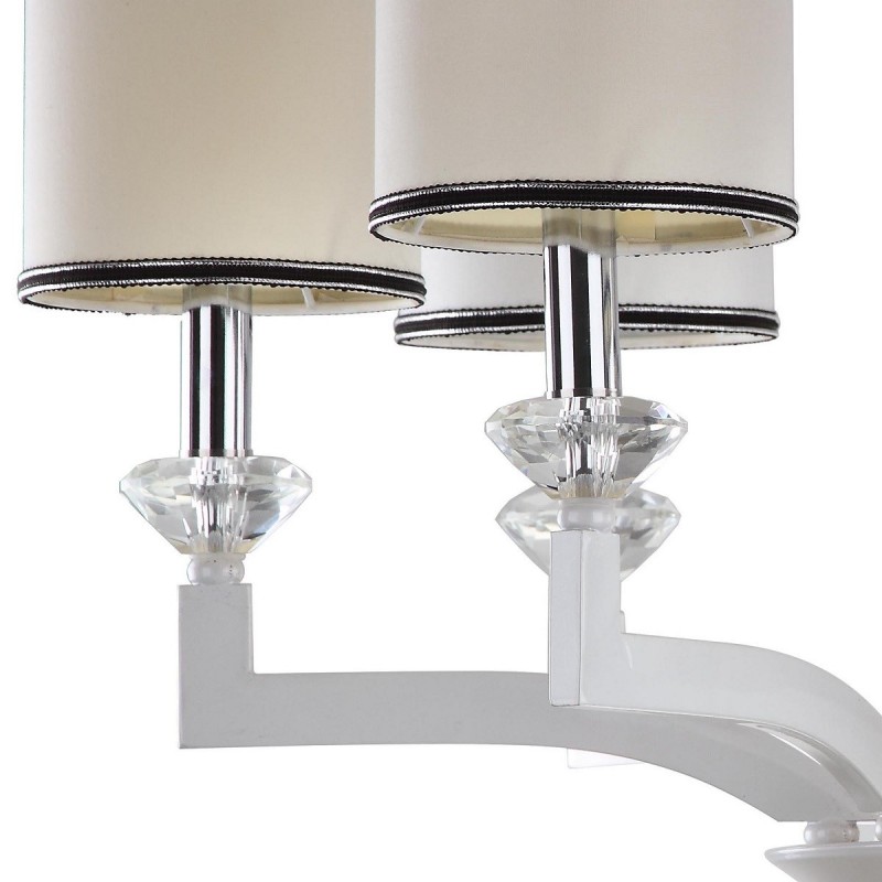 Safavieh Erin 6 Light 27.5 inch Dia Chandelier - Pearl White (LIT4214A)