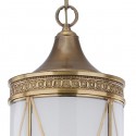 Safavieh Darby 6 Light 10.6-inch Dia Large Pendant - Brass/White (LIT4216A)
