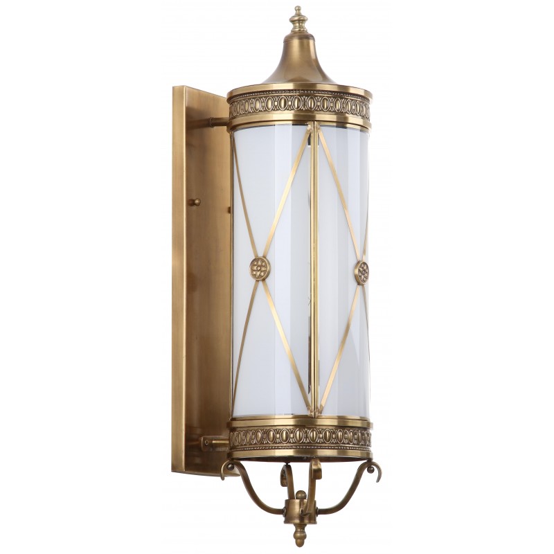 Safavieh Darby 29.5-inch H Sconce - Brass/White (LIT4217A)