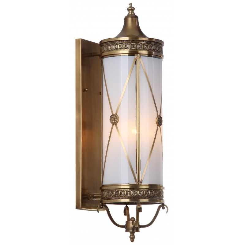Safavieh Darby 29.5-inch H Sconce - Brass/White (LIT4217A)