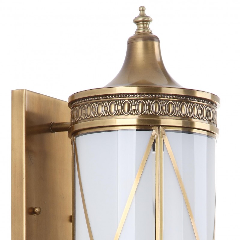 Safavieh Darby 29.5-inch H Sconce - Brass/White (LIT4217A)