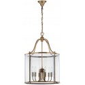 Safavieh Sutton Place 6 Light Brass 17-inch Dia Pendant - Brass/Clear (LIT4218A)