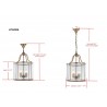 Safavieh Sutton Place 4 Light 13.4-inch Dia Pendant - Brass/Clear (LIT4220A) Safavieh Sutton Place 4 Light 13.4-inch Dia Pendant - Brass/Clear (LIT4220A)