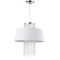 Safavieh Cadenza 3 Light Chrome Beaded 16-inch Dia Pendant (LIT4237B)