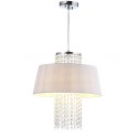 Safavieh Cadenza 3 Light Chrome Beaded 16-inch Dia Pendant (LIT4237B)