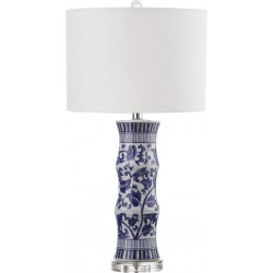 Safavieh Sandy 27.5-inch H Table Lamp - Set of 2 - White/Blue (LIT4242A-SET2)