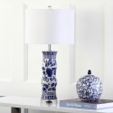 Safavieh Sandy 27.5-inch H Table Lamp - Set of 2 - White/Blue (LIT4242A-SET2)