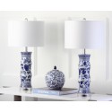 Safavieh Sandy 27.5-inch H Table Lamp - Set of 2 - White/Blue (LIT4242A-SET2)