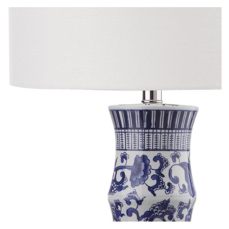 Safavieh Sandy 27.5-inch H Table Lamp - Set of 2 - White/Blue (LIT4242A-SET2)