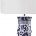 Safavieh Sandy 27.5-inch H Table Lamp - Set of 2 - White/Blue (LIT4242A-SET2)