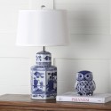 Safavieh Judy 23.5-inch H Table Lamp - Set of 2 White/Blue (LIT4243A-SET2)