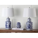 Safavieh Judy 23.5-inch H Table Lamp - Set of 2 White/Blue (LIT4243A-SET2)