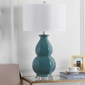 Safavieh Juniper 30-inch H Table Lamp - Egg Blue/Off-White (LIT4245A)