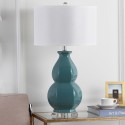 Safavieh Juniper 30-inch H Table Lamp - Egg Blue/Off-White (LIT4245A)