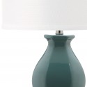 Safavieh Juniper 30-inch H Table Lamp - Egg Blue/Off-White (LIT4245A)