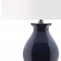 Safavieh Juniper 30-inch H Table Lamp - Navy/Off-White(LIT4245B)