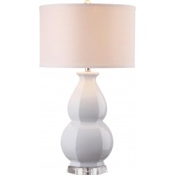Safavieh Juniper 30-inch H Table Lamp - White/Off-White (LIT4245C)
