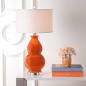 Safavieh Juniper 30-inch H Table Lamp - Orange/Off-White (LIT4245D)