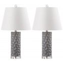 Safavieh Dixon 23.5-inch H Grey Table Lamp - Set of 2 (LIT4249B-SET2)