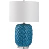 Safavieh Chaney 25 inch Table Lamp - Blue/Off-White (LIT4250A) Safavieh Chaney 25 inch Table Lamp - Blue/Off-White (LIT4250A)