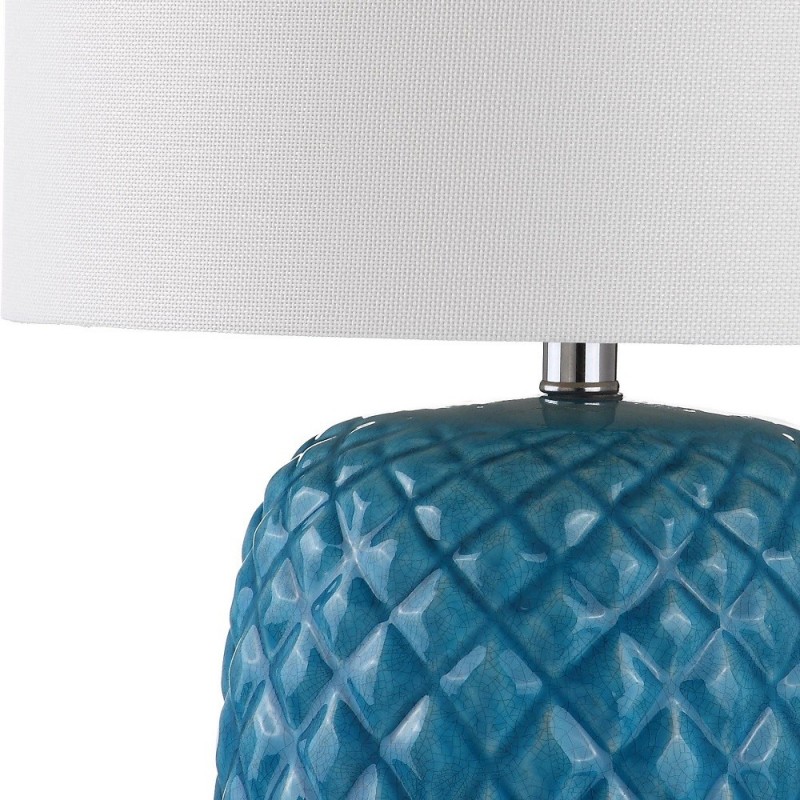 Safavieh Chaney 25 inch Table Lamp - Blue/Off-White (LIT4250A)