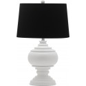 Safavieh Callaway 26.5-inch H Table Lamp - White/Black (LIT4257A)