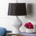 Safavieh Callaway 26.5-inch H Table Lamp - White/Black (LIT4257A)