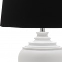 Safavieh Callaway 26.5-inch H Table Lamp - White/Black (LIT4257A)