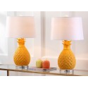 Safavieh Kelly 25.5-inch H Table Lamp - Set of 2 - Yellow/Off-white (LIT4258A-SET2)