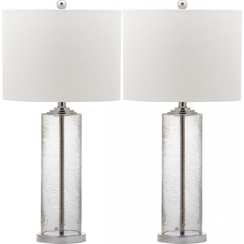 Safavieh Grant 29-inch H Table Lamp - Set of 2 - Clear/Off-white (LIT4262A-SET2)